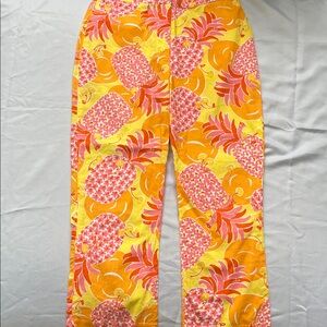 Vintage Lilly Pulitzer Pineapple Print Pants size 2